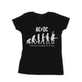 Pikkukuva 1 / 3: ACDC Womens/Ladies Evolution Of Rock Cotton T-Shirt