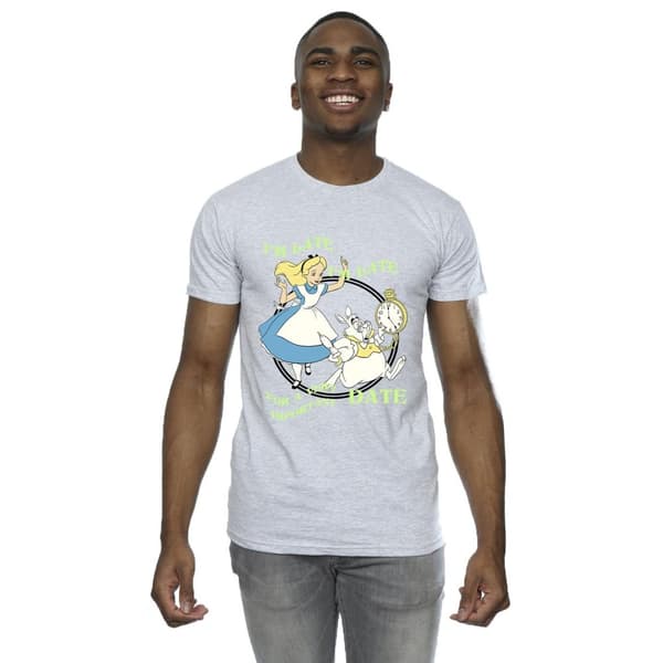 Disney Mens Alice In Wonderland I´m Late T-Shirt