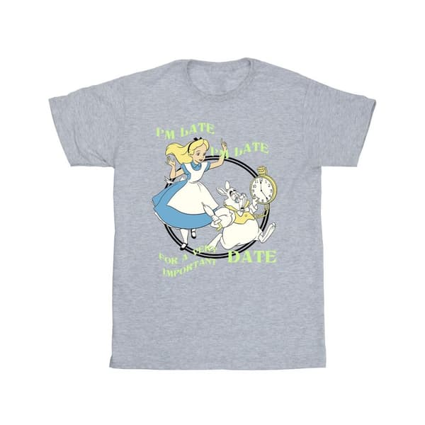 Disney Mens Alice In Wonderland I´m Late T-Shirt