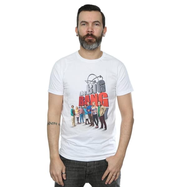 The Big Bang Theory T-shirt med stor affisch för herrar