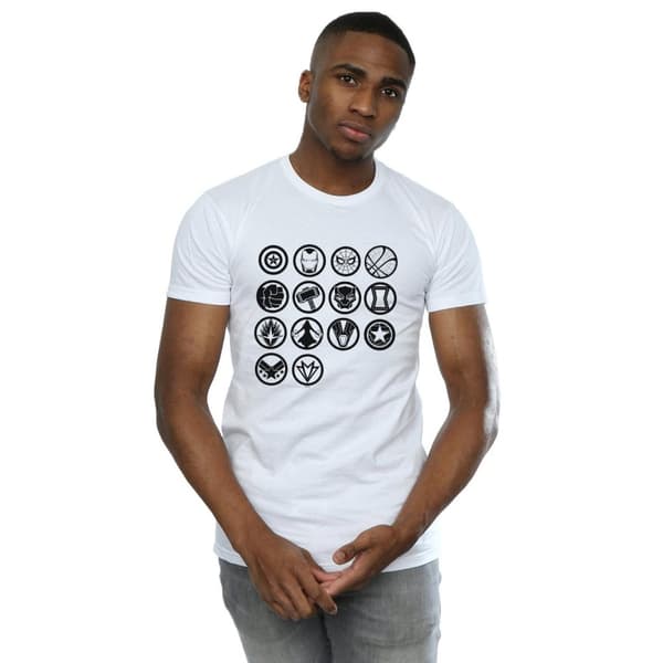 Marvel Mens Avengers Infinity War Icons Assemble T-Shirt