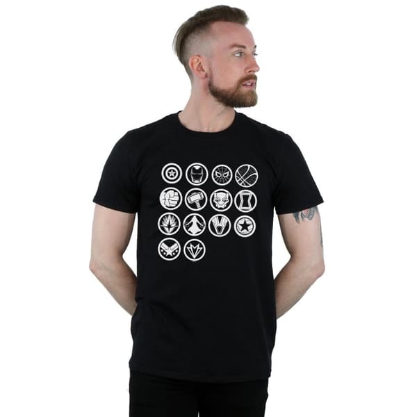 Marvel Mens Avengers Infinity War Icons Assemble T-Shirt