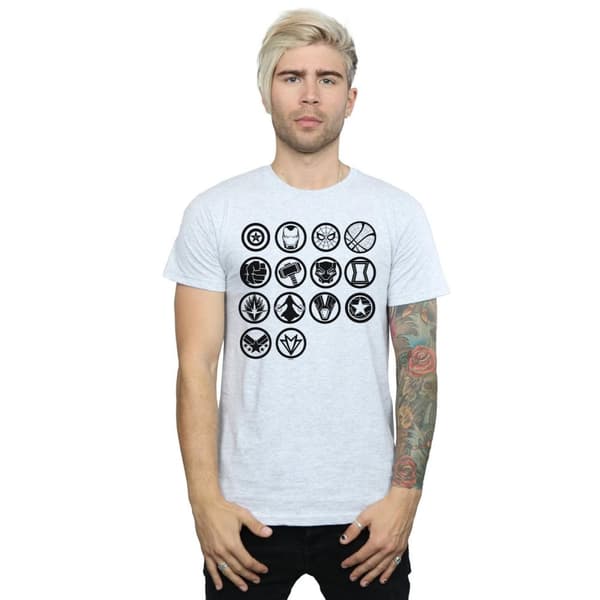 Marvel Mens Avengers Infinity War Icons Assemble T-Shirt
