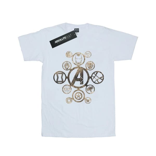 Marvel Womens/Ladies Avengers Infinity War Icons Cotton Boyfriend T-Shirt