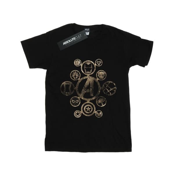 Marvel Womens/Ladies Avengers Infinity War Icons Cotton Boyfriend T-Shirt