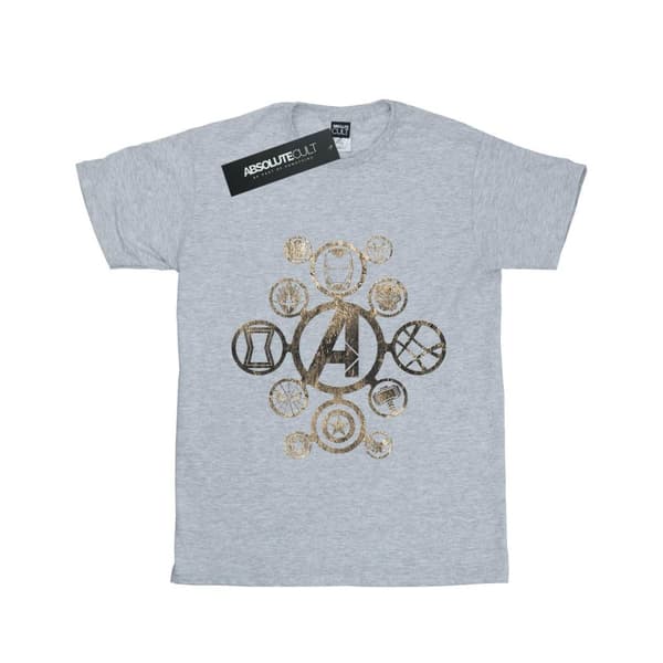 Marvel Dam/Tjej Avengers Infinity War Icons Boyfriend T-shirt i bomull