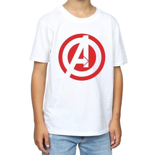 Marvel Boys Avengers Assemble Solid A Logo T-Shirt