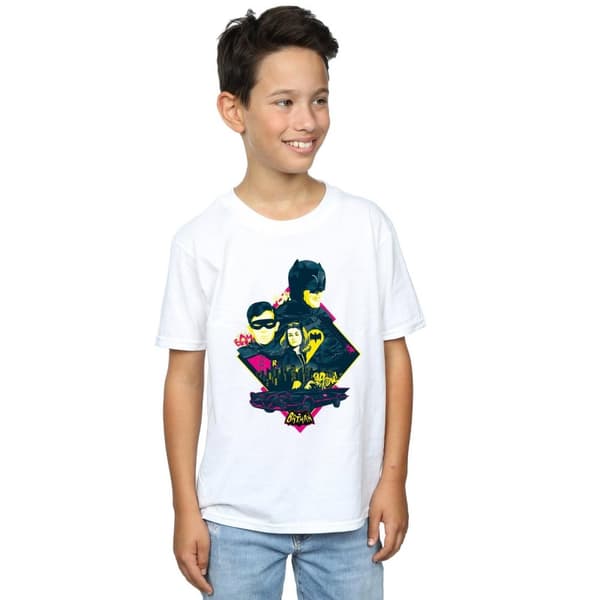 DC Comics Pojkar Batman TV Series Character Pop Art T-shirt