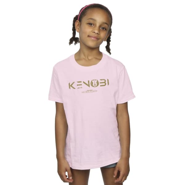 Star Wars Girls Obi-Wan Kenobi Logo Cotton T-Shirt