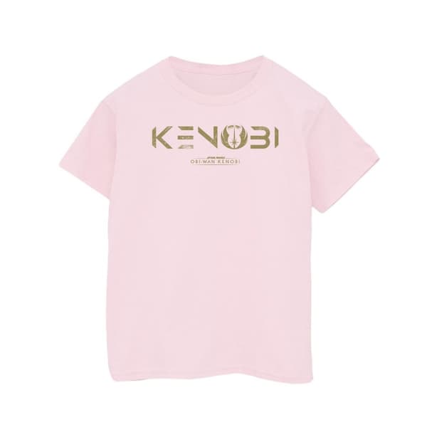 Star Wars Girls Obi-Wan Kenobi Logo Cotton T-Shirt
