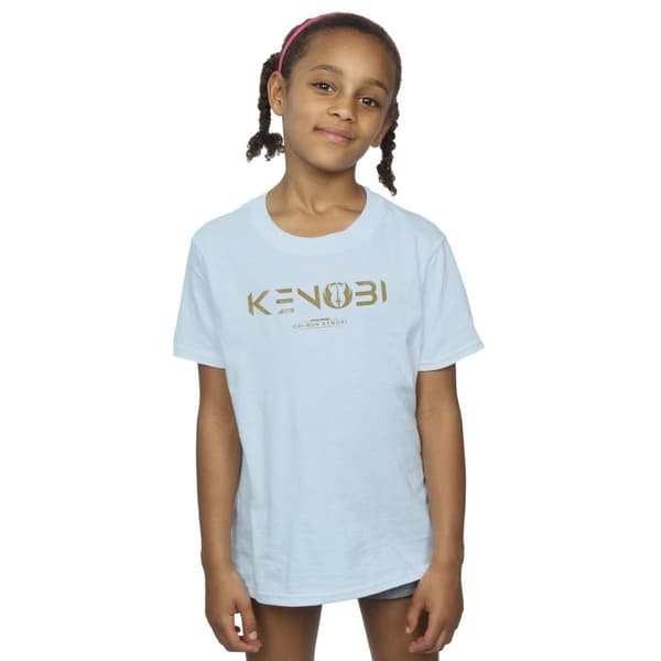 Star Wars Girls Obi-Wan Kenobi Logo Cotton T-Shirt