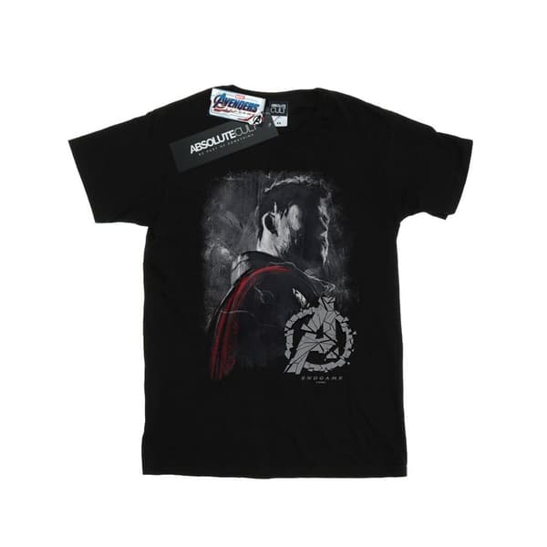 Marvel Dam/Tjej Avengers Endgame Thor Boyfriend T-shirt i borstad bomull