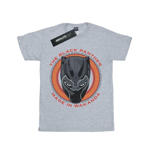 Marvel Black Panther Made in Wakanda Röd T-shirt i bomull för flickor