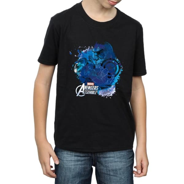 Marvel Pojkar - Captain America Montage T-shirt