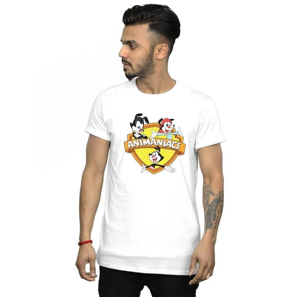 Animaniacs Mens Logo Crest T-Shirt