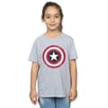 Miniatyrbild 2 av 5: Marvel Girls Avengers Captain America T-shirt med sköld i bomull