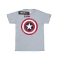 Miniatyrbild 1 av 5: Marvel Girls Avengers Captain America T-shirt med sköld i bomull