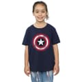 Miniatyrbild 2 av 5: Marvel Girls Avengers Captain America T-shirt med sköld i bomull