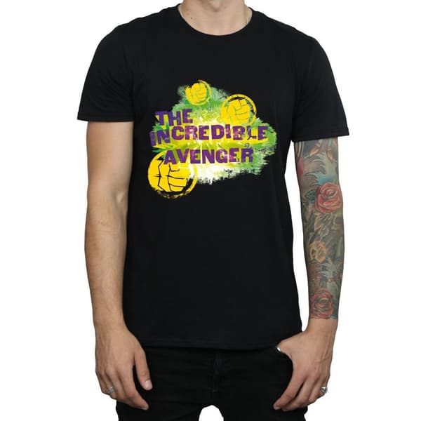 Marvel Mens Hulk Incredible Avenger T-shirt