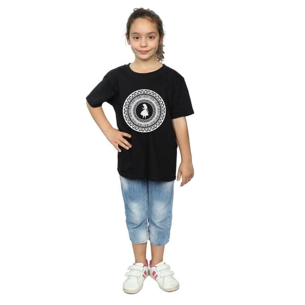 Disney T-shirt i bomull med cirkel för flickor - Alice i underlandet