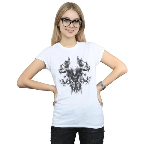 Marvel Womens/Ladies Avengers Endgame Thanos Rorschach Cotton T-Shirt