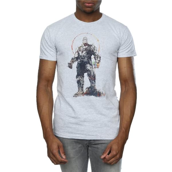 Marvel Avengers Infinity War Thanos Sketch T-shirt för herrar