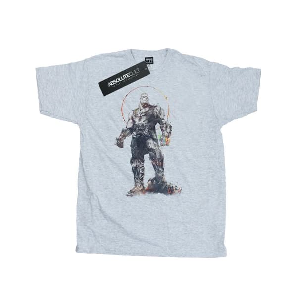 Marvel Avengers Infinity War Thanos Sketch T-shirt för herrar Sports Grey S