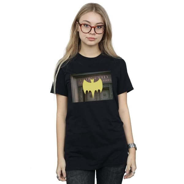 DC Comics Womens/Ladies Batman TV Series Gotham City Police Cotton Boyfriend T-Shirt