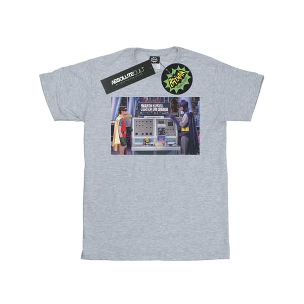 DC Comics T-shirt i bomull för flickor med Batcomputer från TV-serien Batman