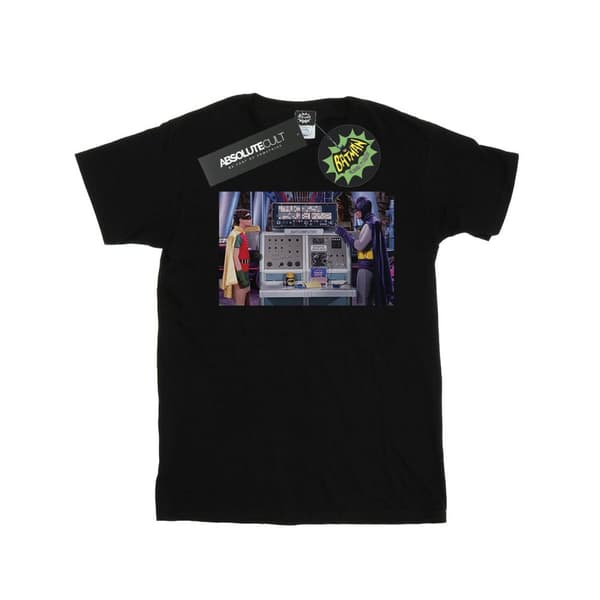 DC Comics T-shirt i bomull för flickor med Batcomputer från TV-serien Batman