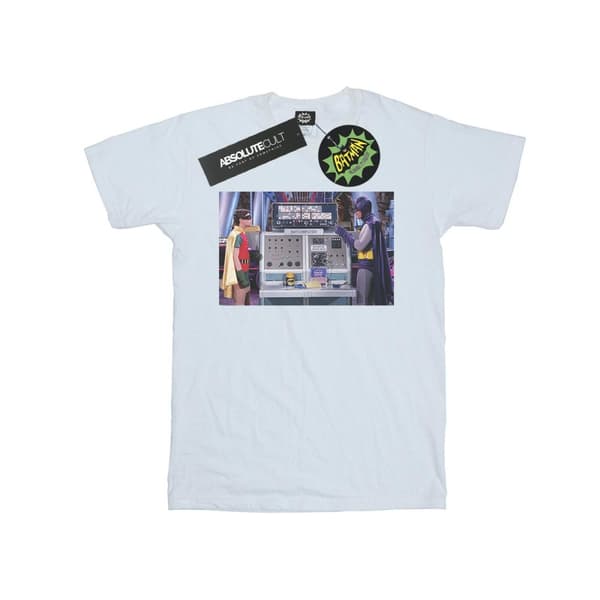 DC Comics T-shirt i bomull för flickor med Batcomputer från TV-serien Batman