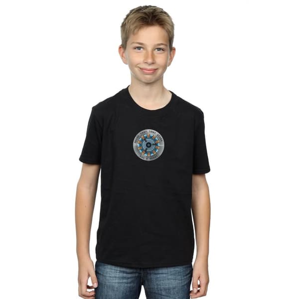 Marvel Boys Avengers Endgame Tony Stark Heart T-Shirt