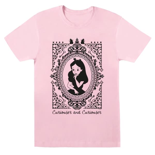 Disney Girls Alice In Wonderland Frame Cotton T-Shirt