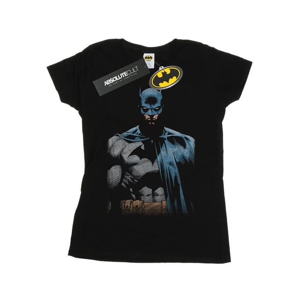 DC Comics Dam/dam Batman Close Up T-shirt i bomull Black S