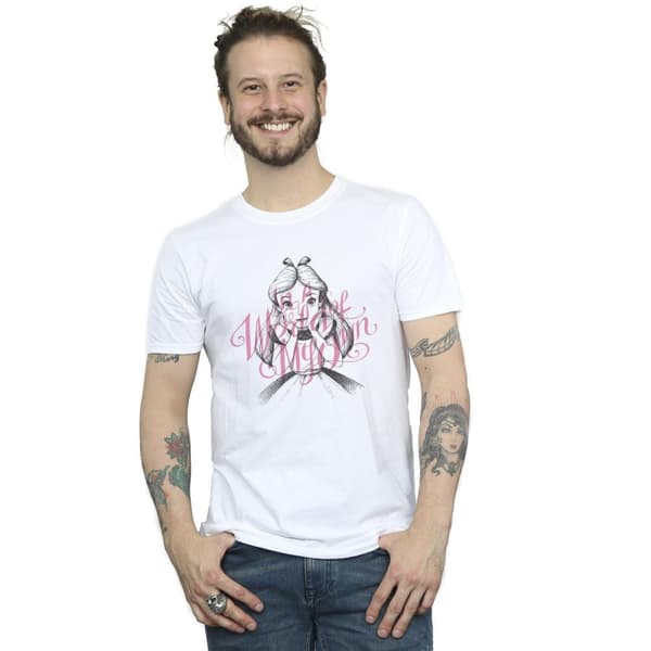 Disney Mens Alice In Wonderland In A World Of My Own T-Shirt