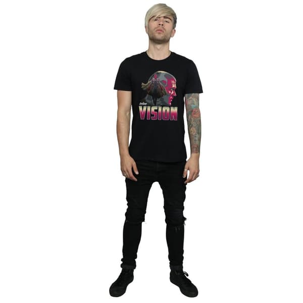 Marvel Mens Avengers Infinity War Vision Character T-Shirt