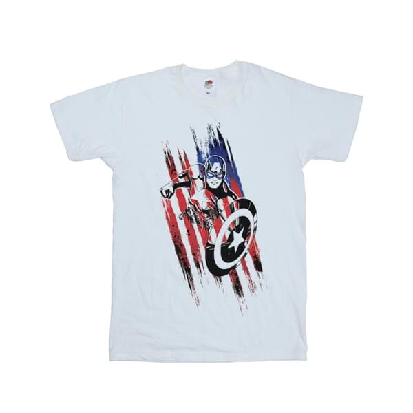 Marvel Pojkar Avengers Captain America Streaks T-shirt