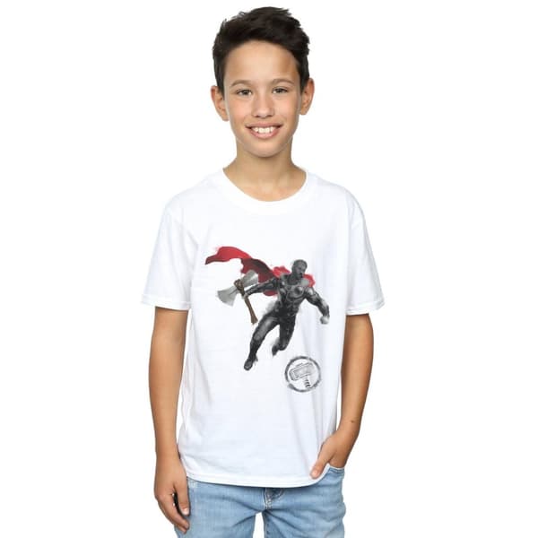 Marvel Boys Avengers Endgame Painted Thor T-Shirt