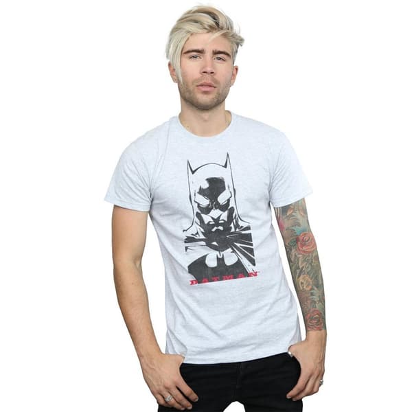 DC Comics Mens Batman Solid Stare T-Shirt