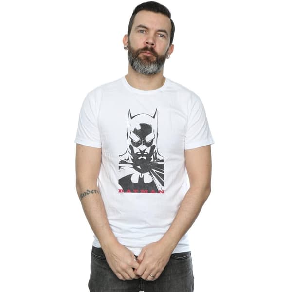 DC Comics Mens Batman Solid Stare T-Shirt