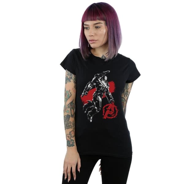 Marvel Dam/Tjej Avengers Endgame Mono War Machine - T-shirt i bomull