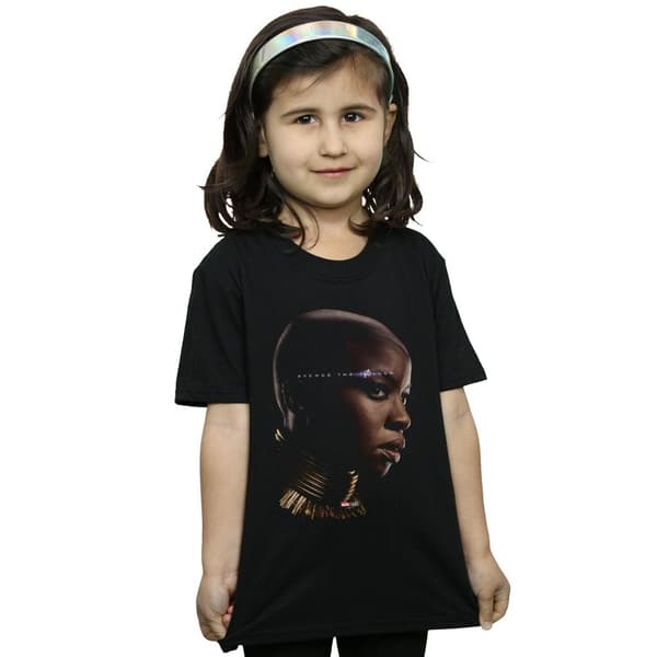 Marvel Girls Avengers Endgame Avenge The Fallen Okoye Cotton T-Shirt