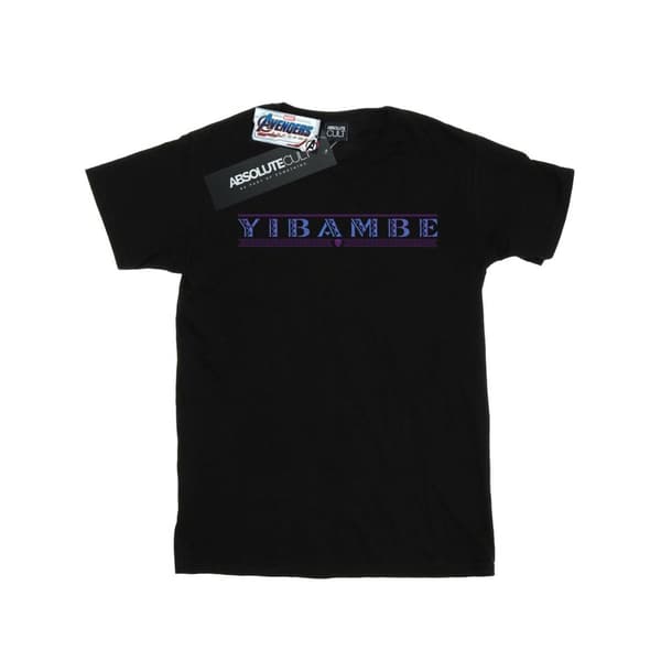 Marvel Boys Avengers Endgame Yibambe T-Shirt Black 5-6 Years