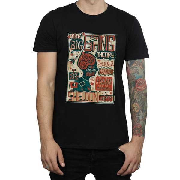 Big Bang Theory Mens Infographic Poster T-Shirt