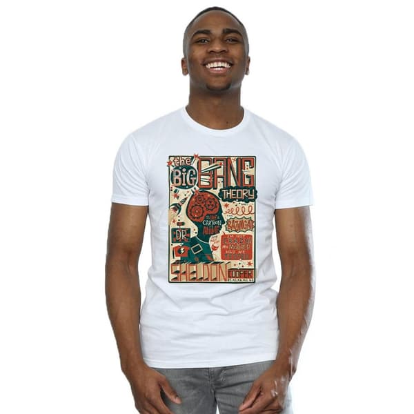 Big Bang Theory Mens Infographic Poster T-Shirt