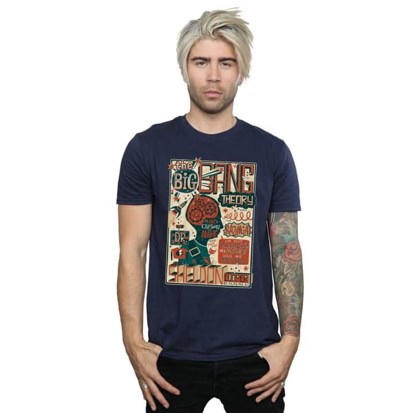 Big Bang Theory Mens Infographic Poster T-Shirt