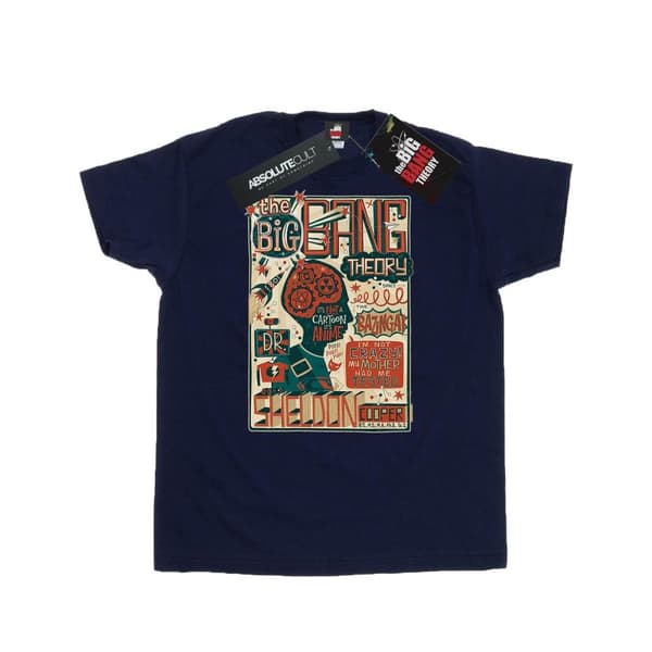 Big Bang Theory Mens Infographic Poster T-Shirt