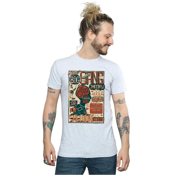 Big Bang Theory Mens Infographic Poster T-Shirt