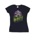 Miniatyrbillede 1 af 3: Beetlejuice Womens/Ladies Purple Circle Cotton T-Shirt