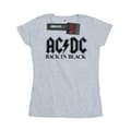 Miniatyrbild 1 av 5: AC/DC Dam/Herrar - Back in Black - T-shirt i bomull med logotyp